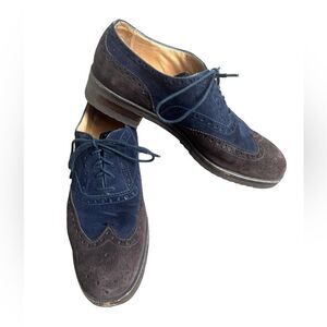 Gravati Arthur Beren Wingtip Oxford Genuine Soft Calfskin Suede 6